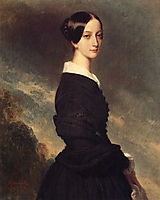 Portrait of Francisca Caroline de Braganca , 1844, winterhalter