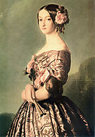 Portrait of Francisca Caroline Gonzaga de Bragança, princesse de Joinville, c.1850, winterhalter
