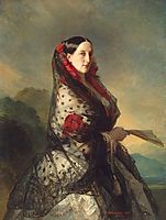 Portrait of Grand Duchess Maria Nikolayevna, 1857, winterhalter