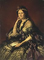 Portrait of Grand Princess Yelena Pavlovna, 1862, winterhalter