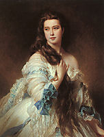 Portrait of Madame Rimsky-Korsakov, Varvara Dmitrievna Mergassov, 1864, winterhalter