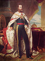 Portrait of Maximilian I of Mexico , winterhalter