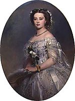 Portrait of Victoria, Princess Royal, 1857, winterhalter
