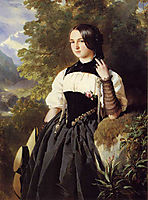 A Swiss Girl from Interlaken, winterhalter