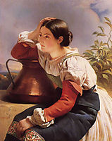 Young Italian Girl by the Well, winterhalter