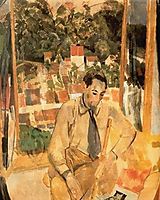 The flute player, 1914, wouters