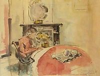 Reading girl, 1915, wouters