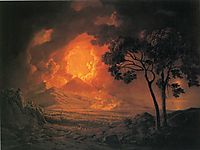 An Eruption of Mount Vesuvius, with the Procession of St. Januariu--s Head, 1778, wright