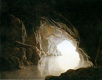 A Cavern, Evening, 1774, wright