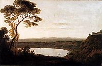 Lake Albano, c.1792, wright