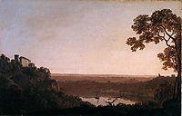 Lake Nemi, c.1792, wright