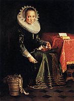 Portrait of Eva Wtewael, 1628, wtewael