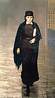 Girl student, 1880, yaroshenko