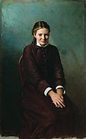 Girl student, 1883, yaroshenko