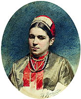 Portrait of P.Strepetova, 1886, yaroshenko