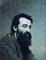Portrait of Sergey Nikolaevich Amosov, c.1886, yaroshenko