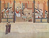 Spring morning in the Han Palace (View I, detail), 1530, yingqiu
