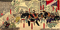 Japanese war in Kagoshima, 1879, yoshitoshi
