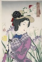 A married woman in the Meiji Period, yoshitoshi