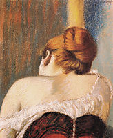Woman in corset, c.1900, zandomeneghi