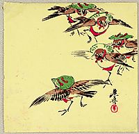 Birds in Festival, 1900, zeshin
