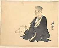 Portrait of Rikyû, 1875, zeshin