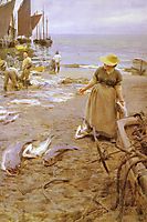 Fish market in St Ives, zorn