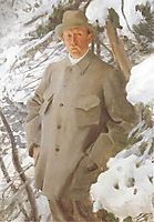 The Painter Bruno Liljefors, 1906, zorn