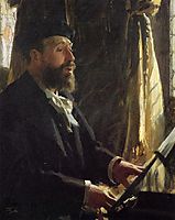 A Portrait of Jean Baptiste Faure, 1891, zorn
