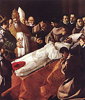 The Death of St. Bonaventura, 1629, zurbaran