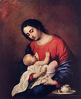 Madonna with Child, 1658, zurbaran