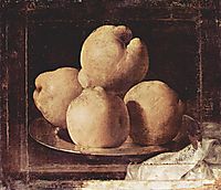 Still Life with Dish of Quince, 1664, zurbaran